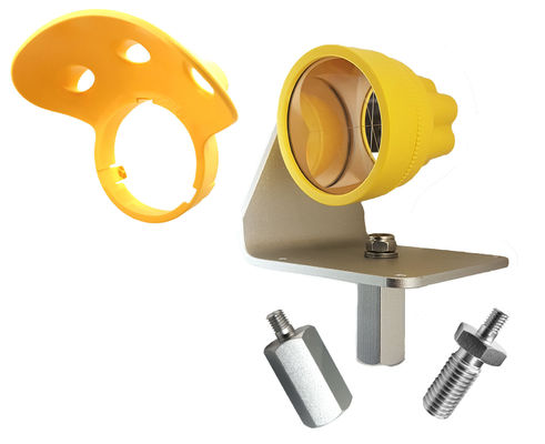 2500m Monitoring Survey Mini Prism M8 5/8" Thread Round Shape Total Station Accessory