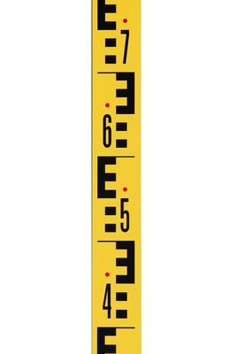 2m Manganese Levelling Surveyors Measuring Rod With Dual Face